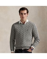 Polo Ralph Lauren - Cotton Cable-Knit Sweater - Lyst