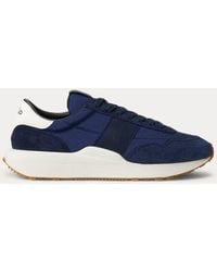 Polo Ralph Lauren - Train 89 Suede-Paneled Sneaker - Lyst