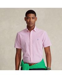 Polo Ralph Lauren - Custom Fit Striped Seersucker Shirt - Lyst