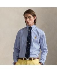 Polo Ralph Lauren - Camicia in popeline a righe Classic-Fit - Lyst