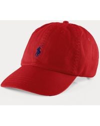 Polo Ralph Lauren - Baseballkappe Aus Baumwollchino - Lyst