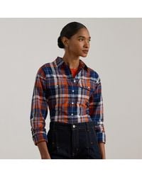 Ralph Lauren - Ralph Lauren Plaid Cotton Twill Shirt - Lyst