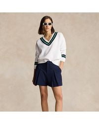 Ralph Lauren - Four-way-stretch Pleated Short - Lyst