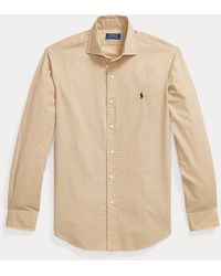 Polo Ralph Lauren - Custom Fit Checked Poplin Shirt - Lyst