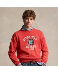 Ralph Lauren - Vintage-Fit Fleece-Sweatshirt mit Grafik - Lyst