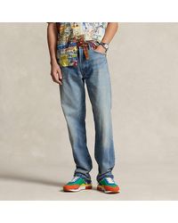 Ralph Lauren - Heritage Straight Distressed Jeans - Lyst