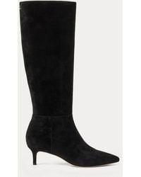 Ralph Lauren - Stivali alti McKay in camoscio - Lyst
