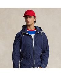 Ralph Lauren - Garment-dyed Twill Hooded Jacket - Lyst