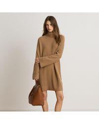 Ralph Lauren - Wool-Cashmere Roll Neck Dress - Lyst