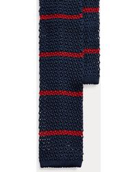 Polo Ralph Lauren - Gestreifte Seidenstrickkrawatte - Lyst