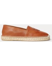 Ralph Lauren - Espadrille Bosworth Aus Kalbsleder - Lyst
