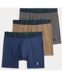 Ralph Lauren - Stretch Cotton Boxer Brief 3-Pack - Lyst