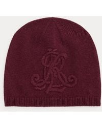 Ralph Lauren - Berretto con logo ricamato - Lyst