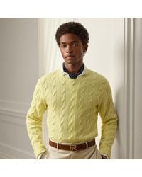 Ralph Lauren - Cable-Knit Cashmere Jumper - Lyst
