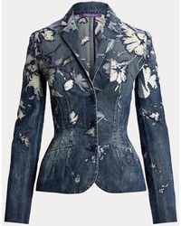 Ralph Lauren Collection - Holt Embellished Devore Jacket - Lyst