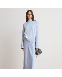 Ralph Lauren - Satin Charmeuse Maxiskirt - Lyst