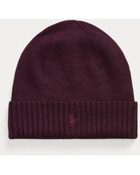 Polo Ralph Lauren - Signature Pony Wool Beanie - Lyst