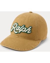 Ralph Lauren - The Ralph Lauren Logo Twill Ball Cap - Lyst