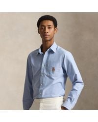 Polo Ralph Lauren - Custom Fit Polo Bear Oxford Shirt - Lyst