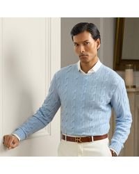 Ralph Lauren - Cable-knit Cashmere Jumper - Lyst