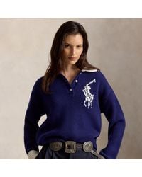 Polo Ralph Lauren - Big Pony Wool Rugby Jumper - Lyst
