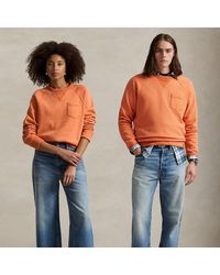 Ralph Lauren - Garment-Dyed Fleece Sweatshirt - Lyst