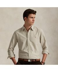 Polo Ralph Lauren - Custom Fit Gingham Oxford Shirt - Lyst