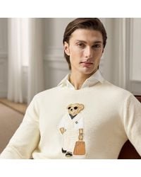 Ralph Lauren - Polo Bear Silk-Linen Jumper - Lyst