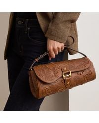 Ralph Lauren - Tooled Medium Tasha East-West Bag - Lyst