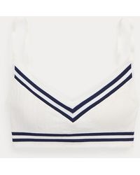 Ralph Lauren - Cricket Cable V-Neck Wireless Bra - Lyst