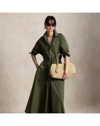 Polo Ralph Lauren - Cotton Canvas Utility Shirt Dress - Lyst