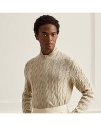 Ralph Lauren - Cable-Knit Cashmere Jumper - Lyst