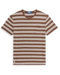 Polo Ralph Lauren - Camiseta de punto Standard Fit de rayas - Lyst