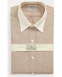RRL - Slim Fit Gestreept Dobby Overhemd - Lyst