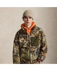 Polo Ralph Lauren - Relaxed Fit Forest-Print Fleece Jacket - Lyst