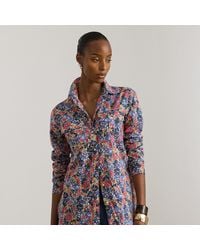 Ralph Lauren - Classic Fit Floral Cotton Voile Shirt - Lyst