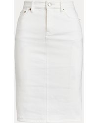 Ralph Lauren Denim Skirt - White