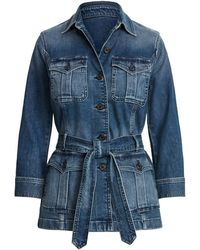 polo ralph lauren stretch denim shirtdress