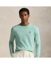 Polo Ralph Lauren - Slim Fit Textured Cotton Jumper - Lyst
