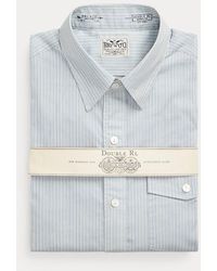 RRL - Slim Fit Stripe-print Woven Shirt - Lyst