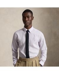 Polo Ralph Lauren - Custom Fit Striped Linen Shirt - Lyst