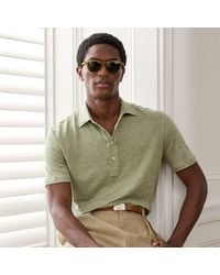Ralph Lauren - Linen Jersey Polo Shirt - Lyst