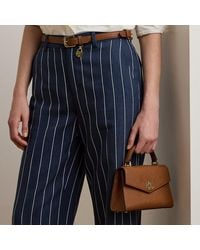 Ralph Lauren - Petite Sacoche Farrah En Cuir Texturé - Lyst