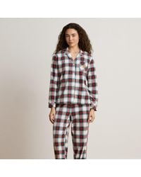 Ralph Lauren - Plaid Microfleece Sleep Set - Lyst