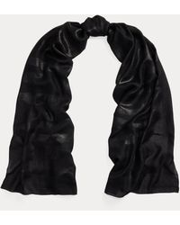 Ralph Lauren - Ralph Lauren Jacquard Gauze Evening Wrap Scarf - Lyst