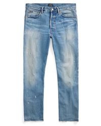 Polo Ralph Lauren - Heritage Straight Fit Distressed Jean - Lyst