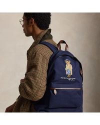 Polo Ralph Lauren - Polo Bear Canvas Backpack - Lyst