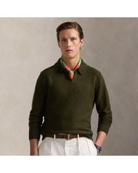 Polo Ralph Lauren - Pullover Mit Johnny-Kragen - Lyst