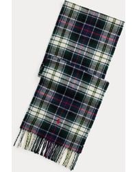 Polo Ralph Lauren - Tartan Fringe Wool Scarf - Lyst