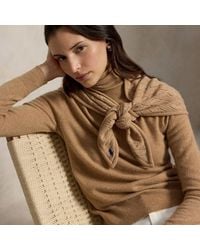 Polo Ralph Lauren - Wool-Cashmere Triangle Scarf - Lyst